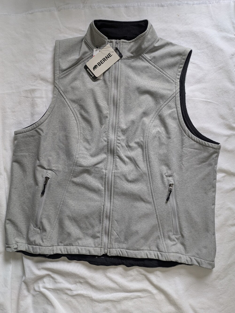 Women's Berne Water Resistant Vest 2XL Gray